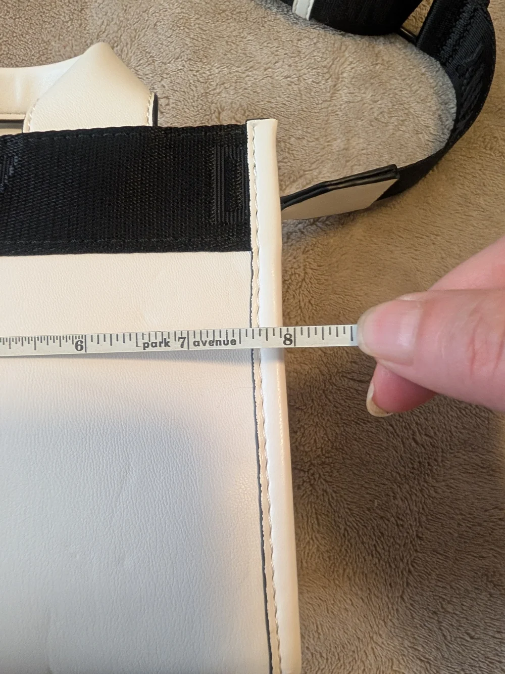 DKNY White Small Tote